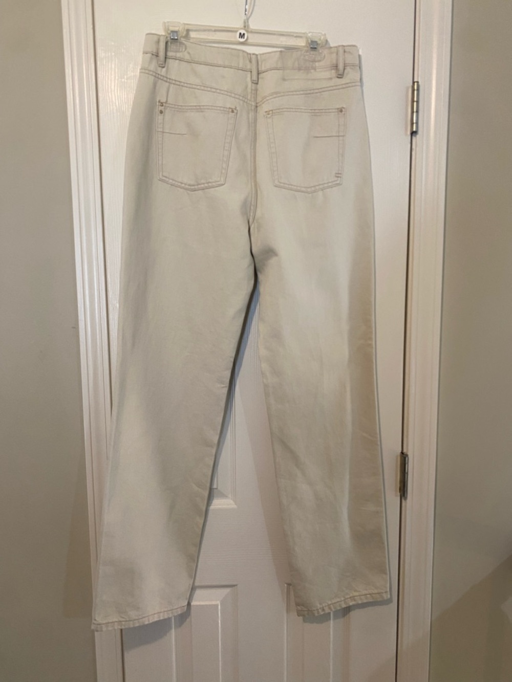 All Things Golden THE HIGH RISE DENIM STRAIGHT LEG JEAN XL NWT $170 - Picture 7 of 9